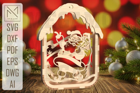 Bringing Holiday Magic to Life with a Santa Claus Ornament SVG