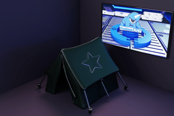 Bringing Miniature Battlefields to Life with the 3D Cartoon War Tent