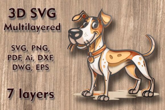 Crafting Depth: A Guide to Jack Russell Terrier 3D SVG Multilayered Wall Art