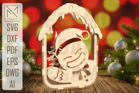 Evaluating the Smiling Snowman Ornament SVG for Laser Cutting Projects
