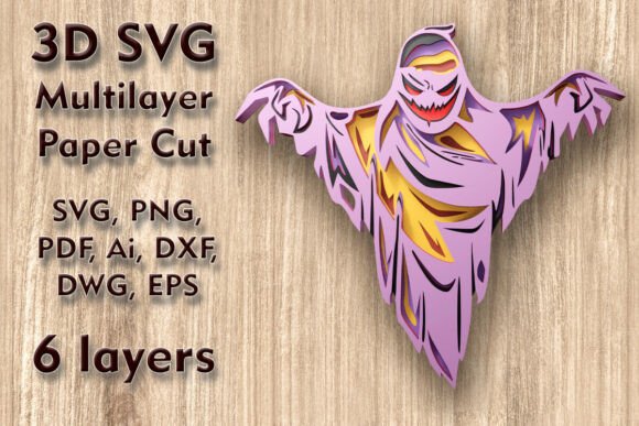 Mastering Depth: A Guide to Ghost 3D SVG Multilayer Halloween Files for Precision Crafting