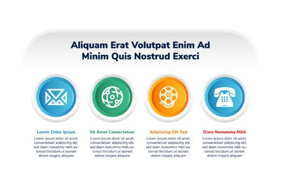 Mastering Visual Clarity: The Strategic Power of the Circle Infographic Four Horizontal Design