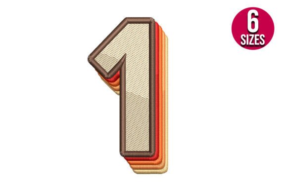 Retro Number One: Elevating Projects with Vintage 3D Embroidery