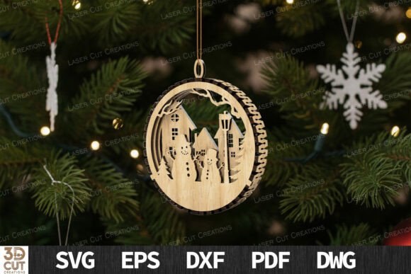 Snowman Village Ornament SVG: Creating Dimensional Holiday Magic Without the Frustration