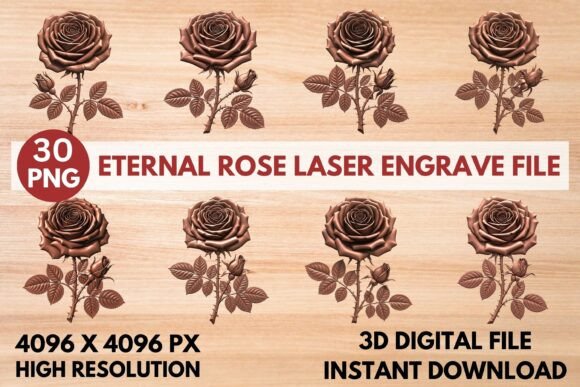 Strategic Applications of the Eternal Rose Laser Engrave File for High-Value Customization